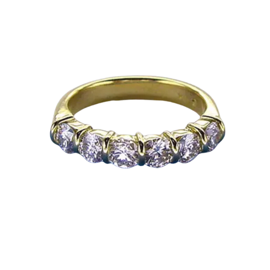 Half Eternity Diamond Band