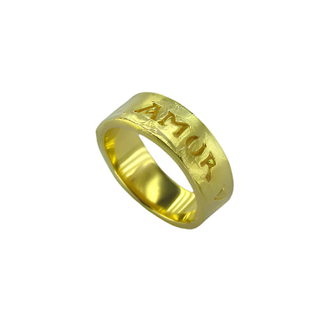 "Amor Vincit Omnia" or "Love Conquers All" Band