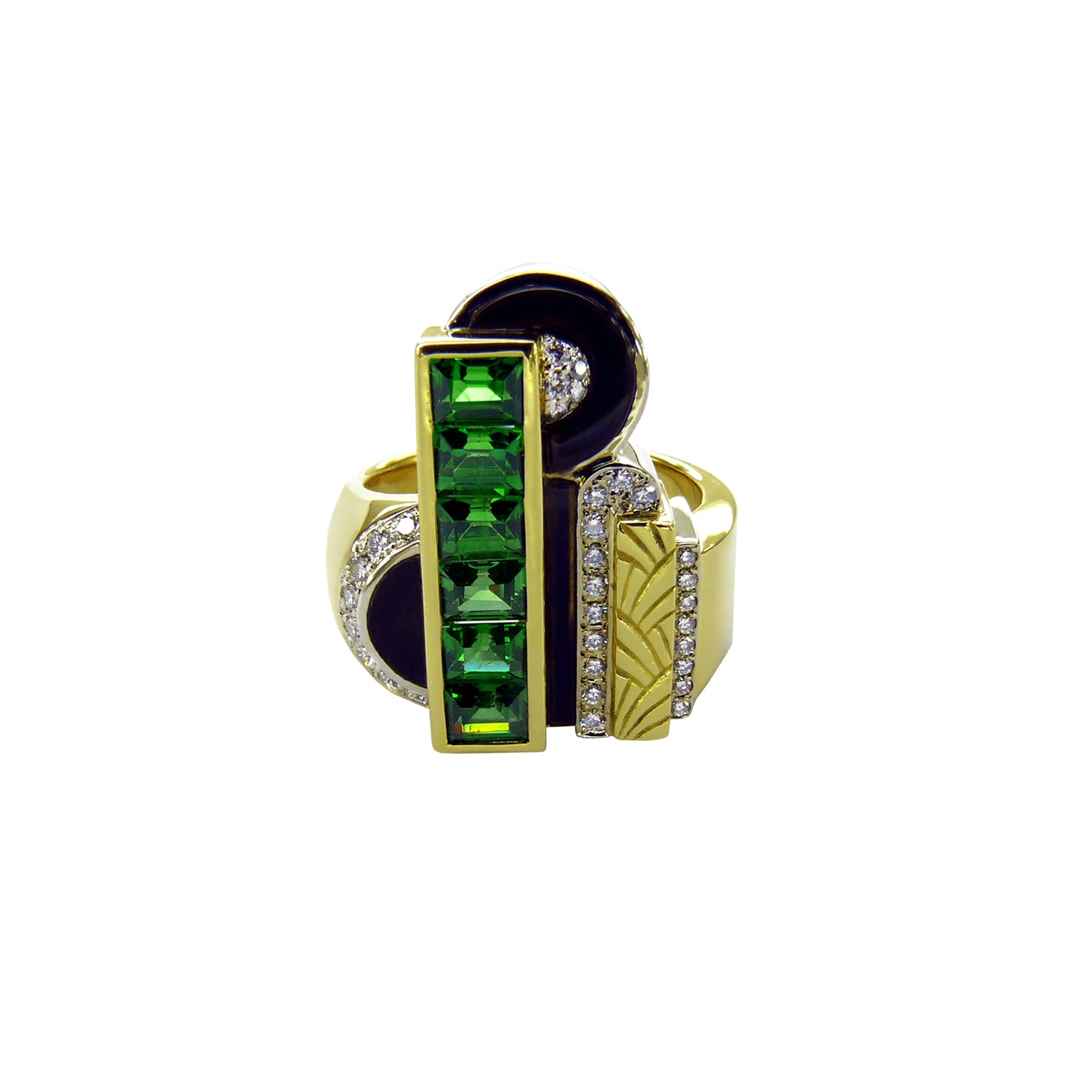 Art Deco City Ring