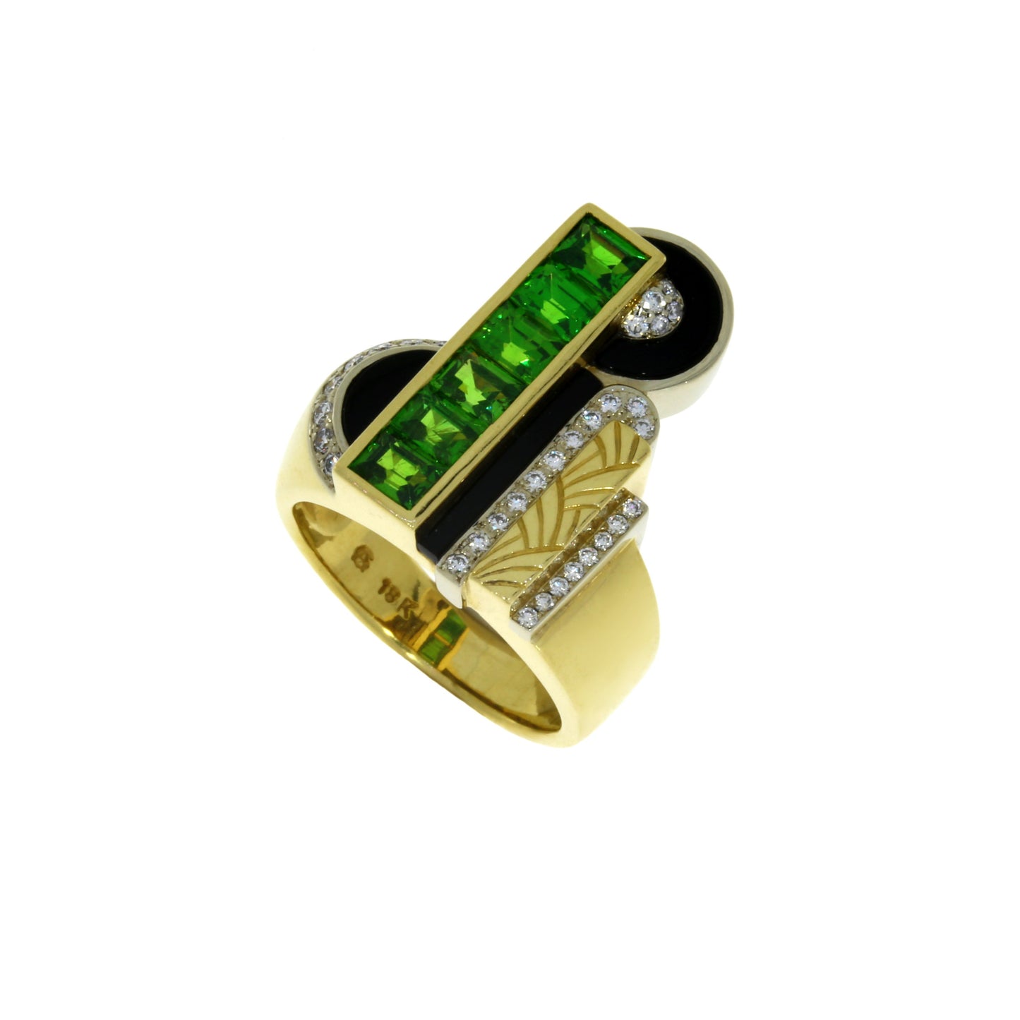 Art Deco City Ring