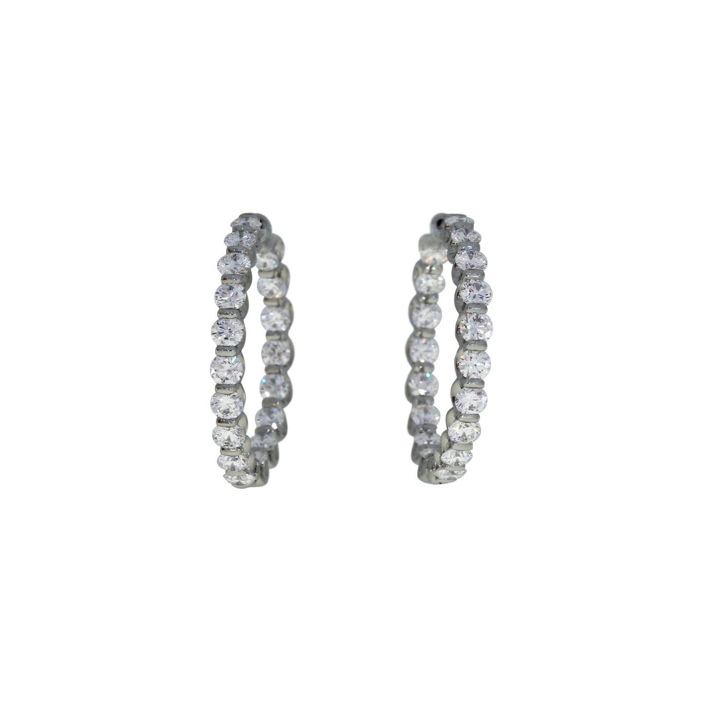 Double Diamond Hoops