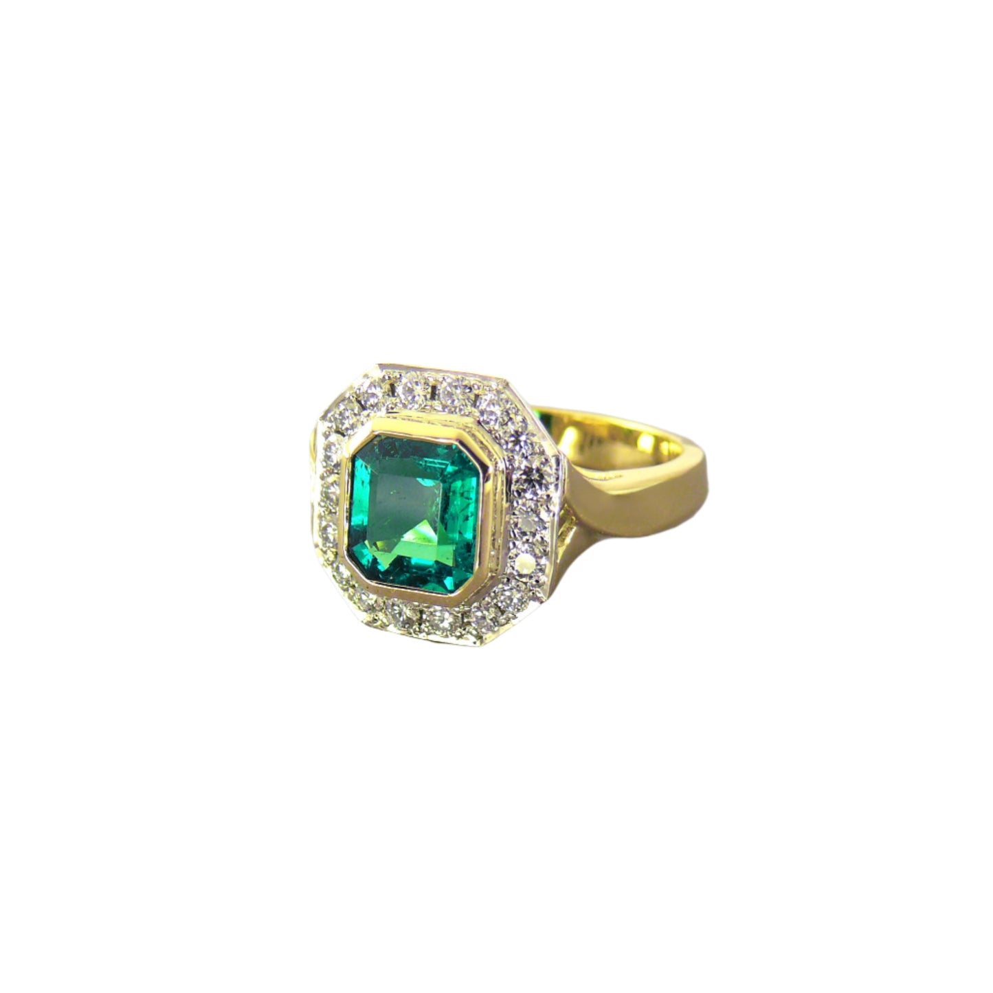 Art Deco Inspired Emerald Ring
