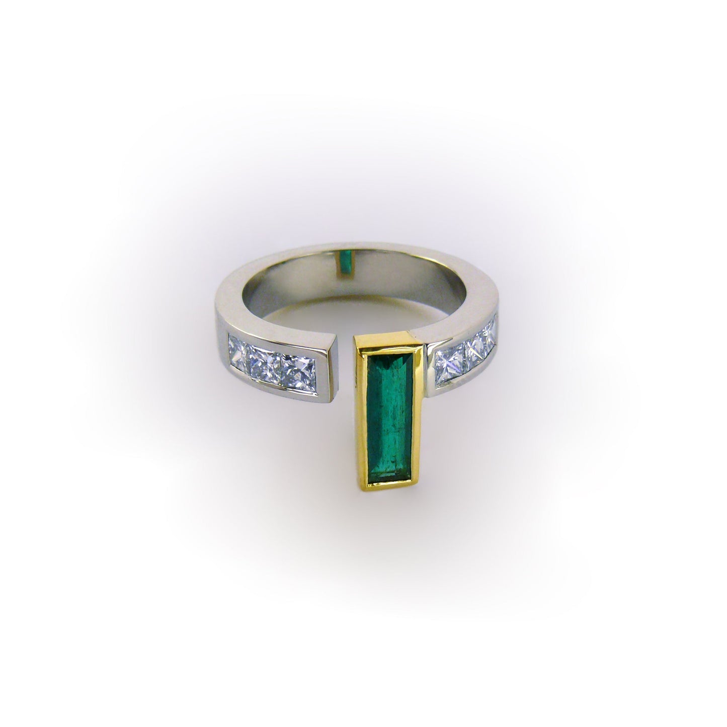 Emerald and Diamond Ring