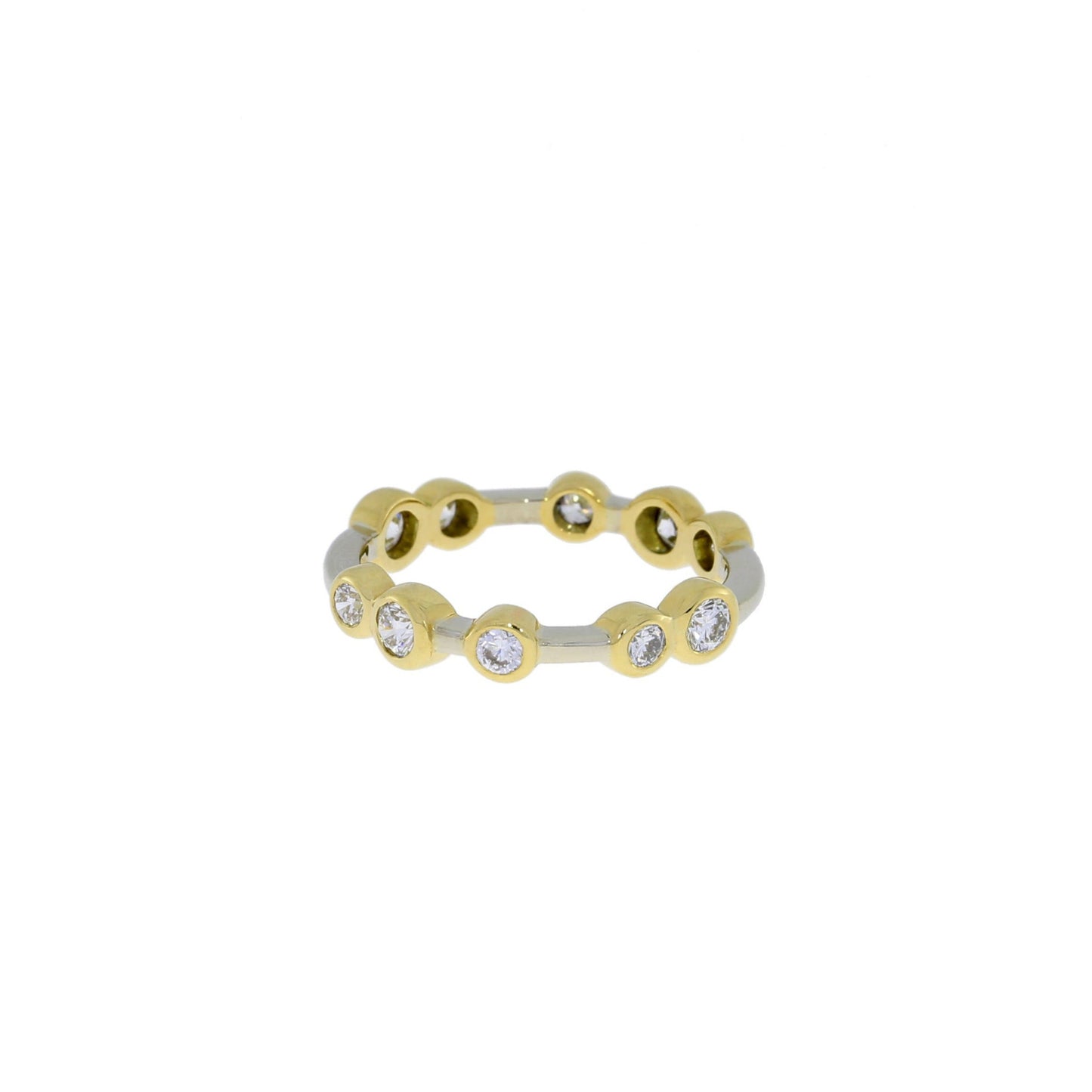 Yellow Gold Bezel Band