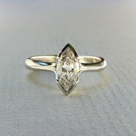 Marquise Cut Diamond Ring