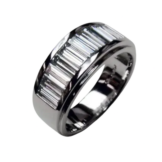 Men's Baguette Cut Diamond Ring