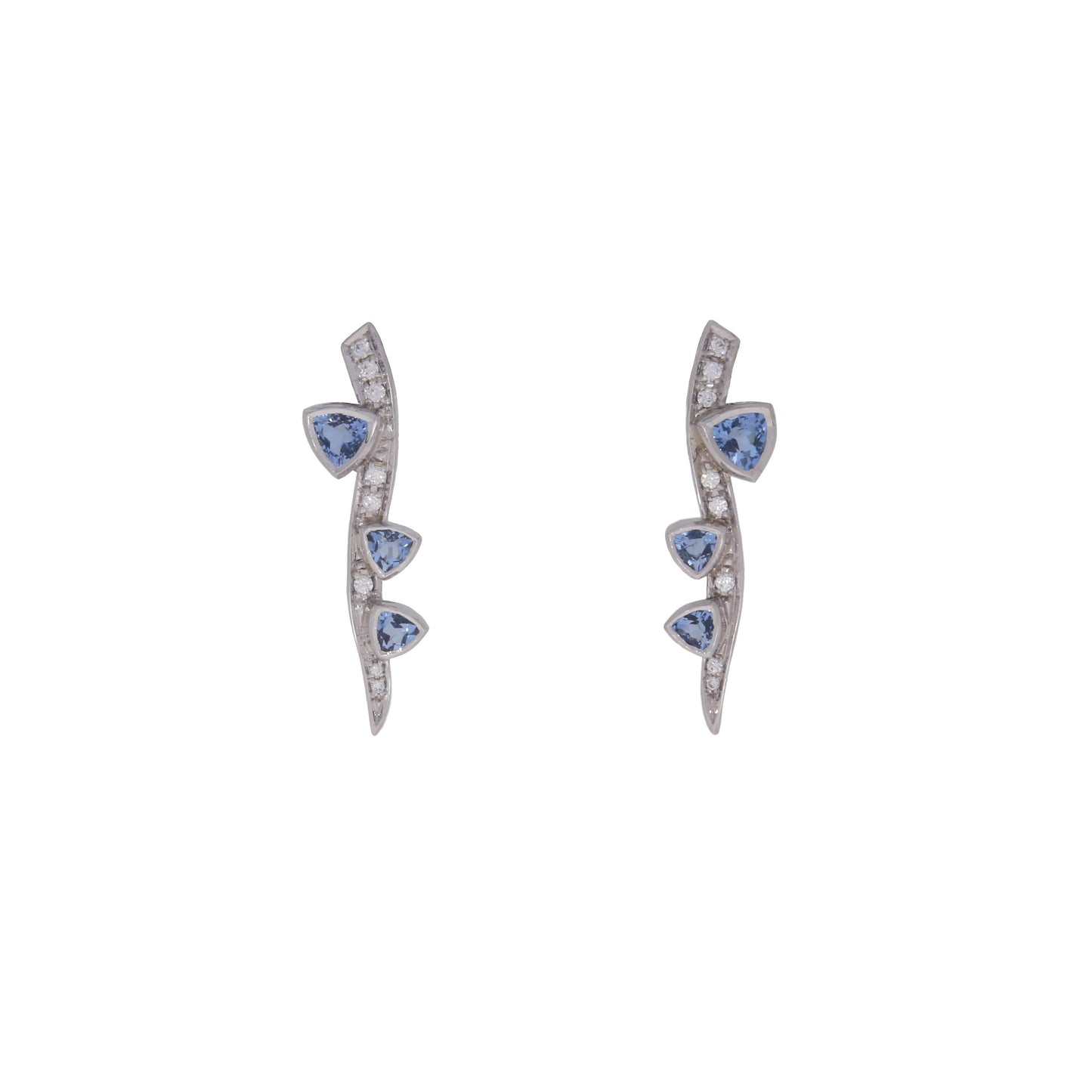 Aqua Cascade Earrings