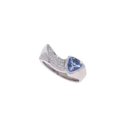 Aqua Cascade Ring