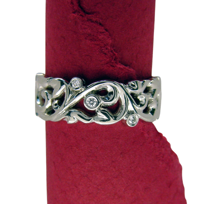 Bague Art Nouveau en diamant