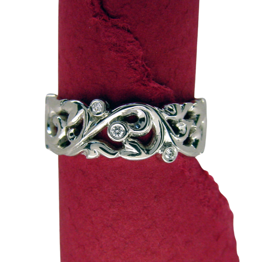 Bague Art Nouveau en diamant