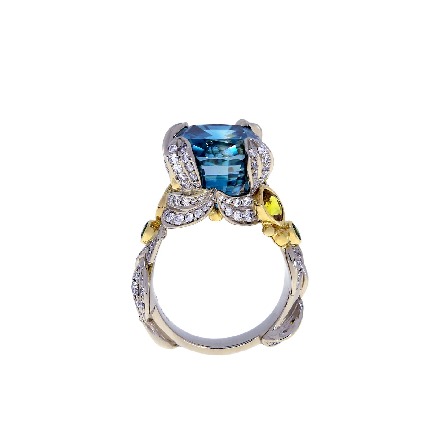 Blue Zircon Ring