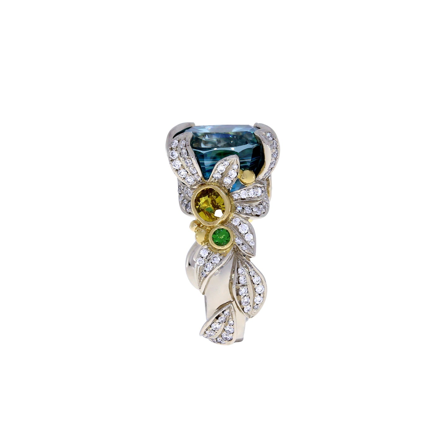Blue Zircon Ring