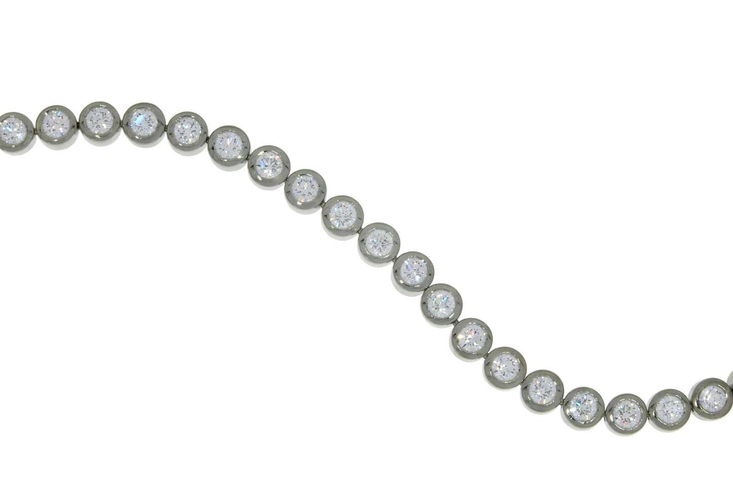 Bracelet à lunette en diamant