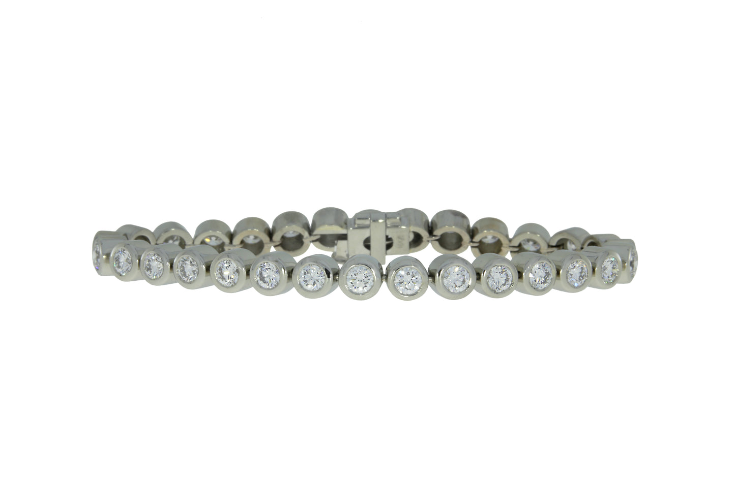 Bracelet à lunette en diamant