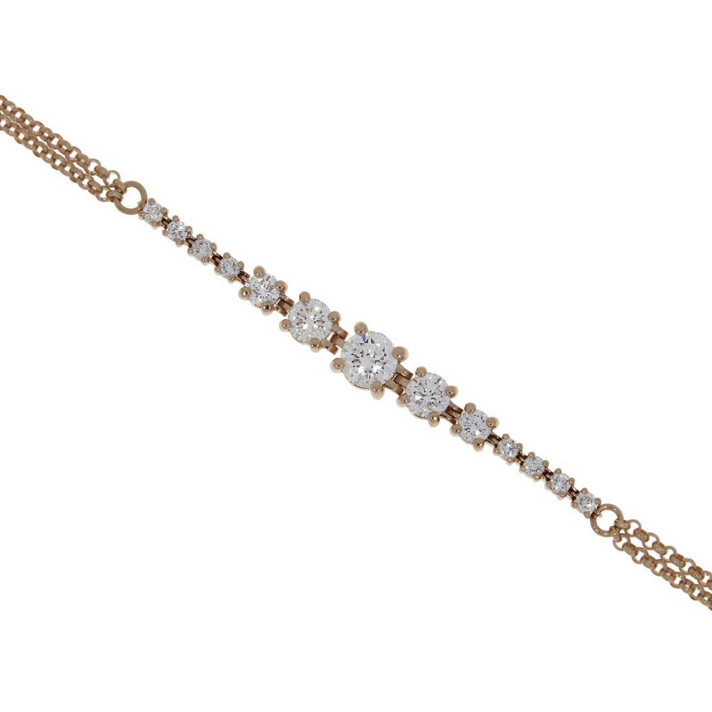 Bracelet en diamant gradué