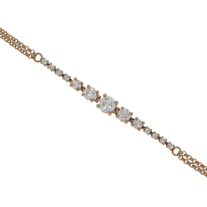Bracelet en diamant gradué
