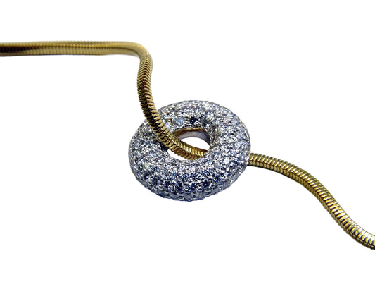 Pave Donut Pendant