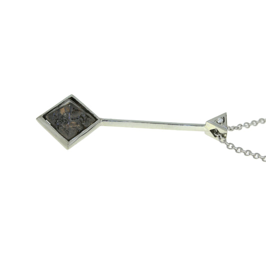 Raw Diamond Pendant