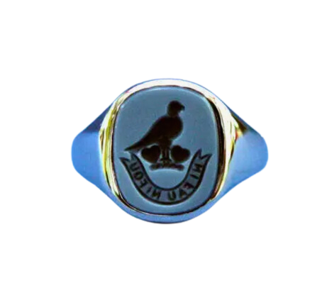 Bague avec blason familial