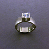 Solitaire Princess Cut Engagement Ring